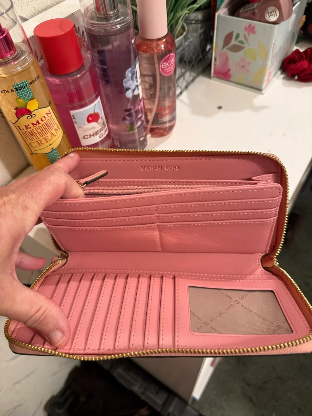 Michael Kors   Logo Zip-Around Wallet
